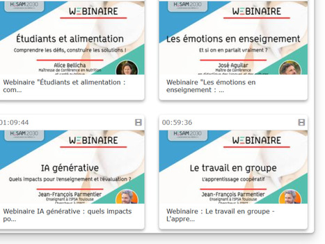Ressources vid&eacute;os HESAM 2030 : professionnaliser, encadrer et accompagner&nbsp; | Formation : Innovations et EdTech | Scoop.it