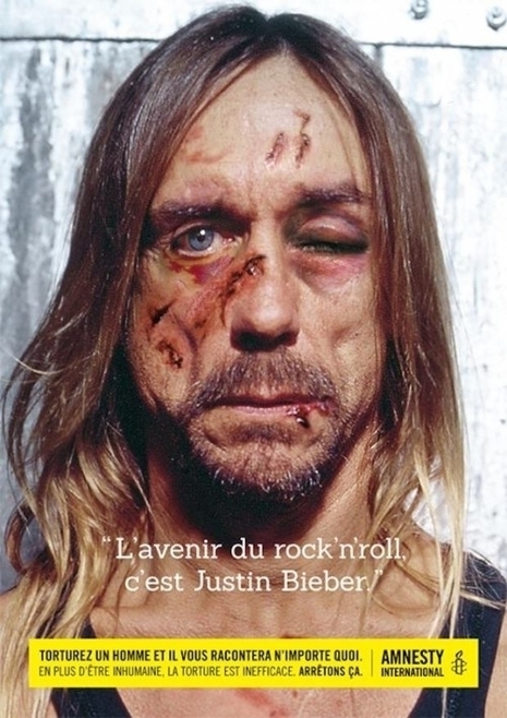 "El futuro del Rock'n'Roll es Justin Bieber " (Iggy Pop, bajo tortura) #Amnesty | Política & Rock'n'Roll | Scoop.it