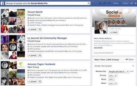 Comment mieux connaitre vos Fans avec le Graph Search Facebook | Time to Learn | Scoop.it