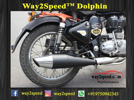 Royal Enfield Dolphin Silencer | Way2speed Performance | Cars | Motorcycles | Gadgets | Scoop.it