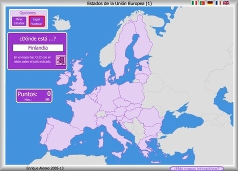 ¿Cuánto sabes de Geografía europea? Localiza los países y capitales de la UE | TIC & Educación | Scoop.it
