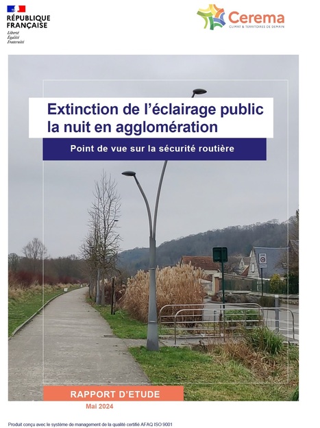 Extinction de l'&eacute;clairage public la nuit en agglom&eacute;ration : Point de vue sur la s&eacute;curit&eacute; routi&egrave;re | Veille s&eacute;curit&eacute; routi&egrave;re - infrastructure du Cerema | Scoop.it