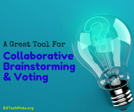 A great tool for collaborative brainstorming and voting | Creative teaching and learning | Scoop.it