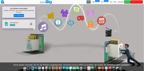 Service Gratuit : SendBig Pro gratuit - partage de fichier 30 GO | CLOUD GRATUIT | Scoop.it