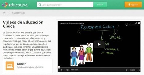 Vídeos sobre Educación cívica, en español | TIC & Educación | Scoop.it