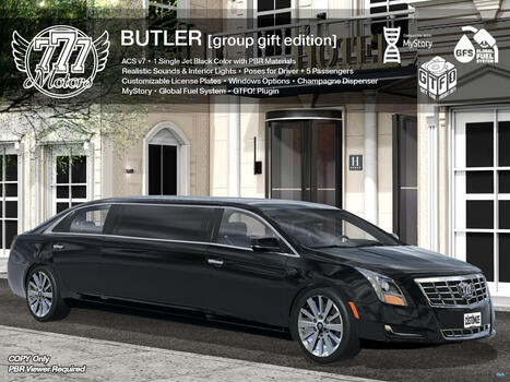 BUTLER Luxury Limo January 2026 Group Gift by 777 Motors | Teleport Hub - Second Life Freebies | Second Life Freebies | Scoop.it
