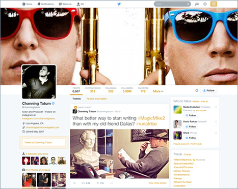 NEW Twitter look -Coming soon: a whole new you, in your Twitter profile | information analyst | Scoop.it