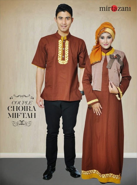 Desain baju gamis couple