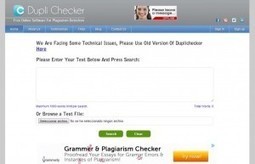 3 outils pour detecter les plagiats | Outils, logiciels et tutos : de la curiosité à l'indispensable | Scoop.it