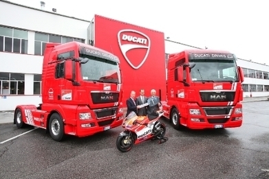 Seven New Man TGX Tractors For Ducati Corse MotoGP Team | Ductalk: What's Up In The World Of Ducati | Scoop.it