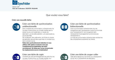 SyncFolder : un logiciel gratuit pour sauvegarder / synchroniser ses fichiers sur des lecteurs internes /externes, FTP, SFTP, NAS, etc | Réfléchir le numérique | Scoop.it