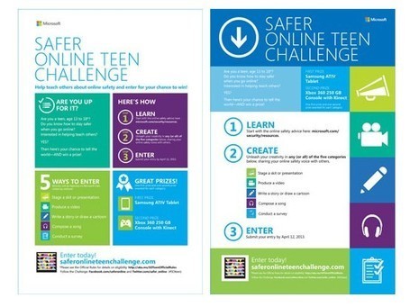Teens: Step Up to the Microsoft Safer Online Challenge | 21st Century Learning and Teaching | Scoop.it