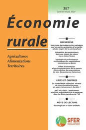 La restauration collective, vecteur de reterritorialisation pour un approvisionnement durable ? Économie rurale 2024/1 (n° 387) | Alimentation Santé Environnement | Scoop.it