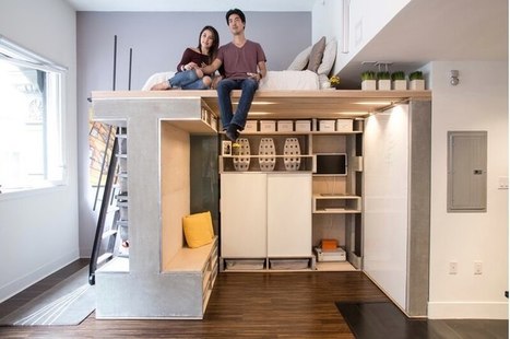 Smart Move: Domino Loft Maximizes Space in Micro Apartments | Immobilier | Scoop.it
