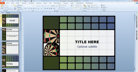 Free Animated Darts Template for PowerPoint 2010 | Free Templates for Business (PowerPoint, Keynote, Excel, Word, etc.) | Scoop.it