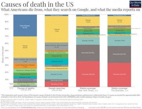 Does the news reflect what we die from? by Hannah Ritchie | Italian Social Marketing Association -   Newsletter 216 | Scoop.it