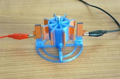 Create your own electrostatic motor using a 3D printer | MakerED | MakerSpaces | 21st Century Learning and Teaching | Scoop.it