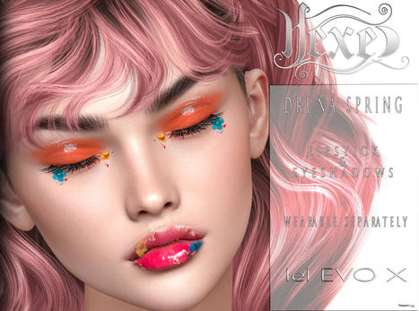 Druna Spring Lipsticks & Eyeshadows March 2022 Group Gift by Hexed | Teleport Hub - Second Life Freebies | Second Life Freebies | Scoop.it