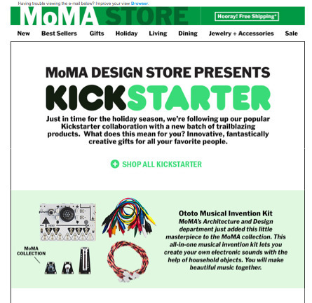 STEAL THIS MoMA Kickstarter Store Idea Because Crowdfunding = Where BUZZ Lives | Startup Revolution | Scoop.it