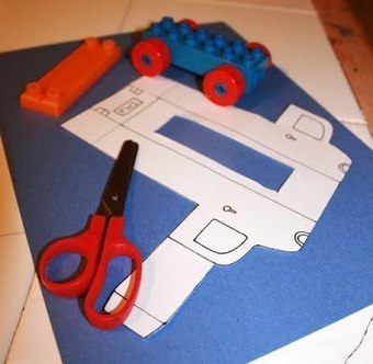 Filth Wizardry: LEGO car and DUPLO truck cardboard printables | Craft Activities for Kids | Scoop.it