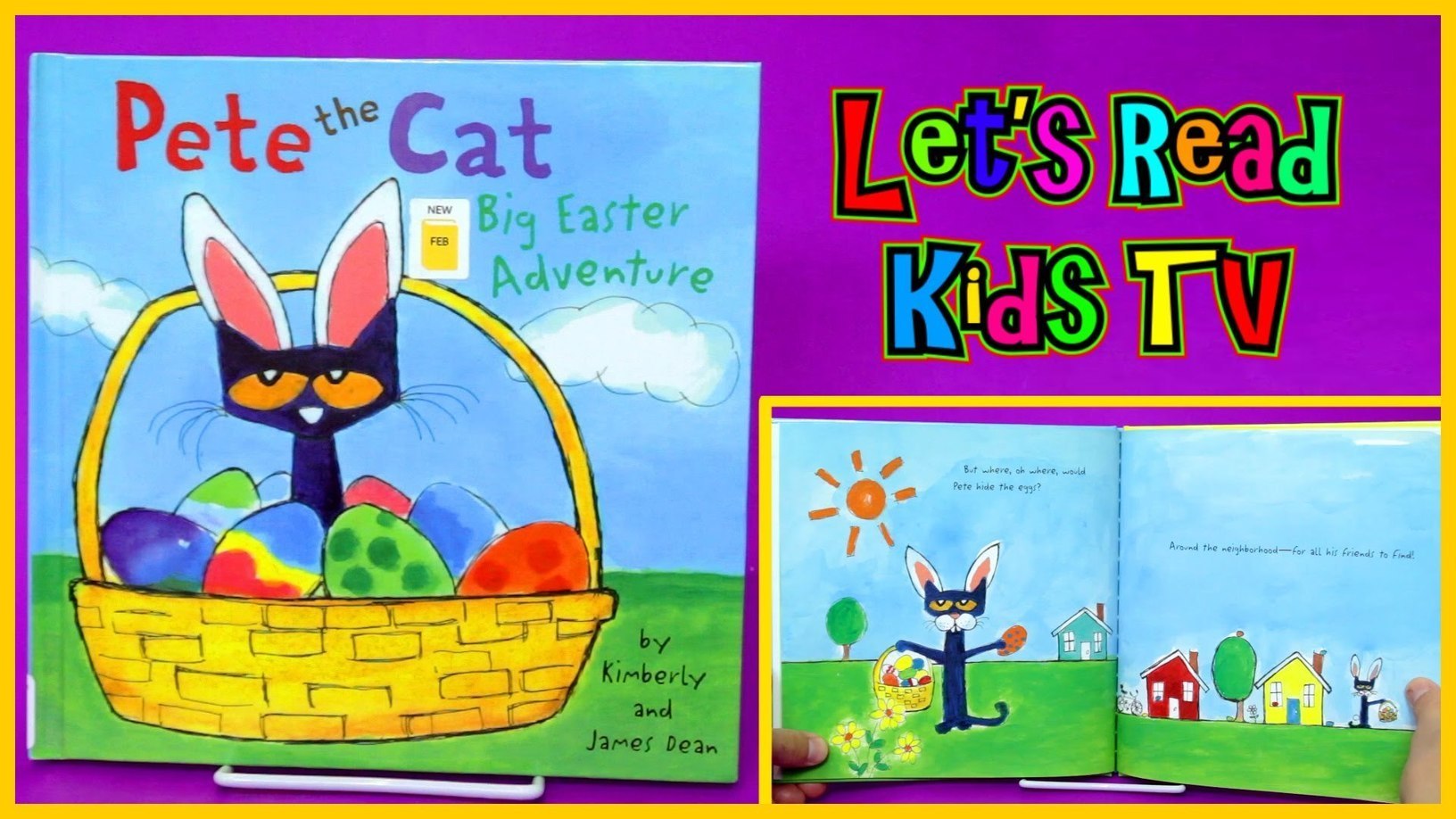 Pete the cat big easter adventure lets read