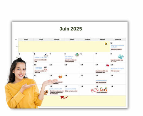 Le calendrier FLE – juin 2025 est en ligne ! | POURQUOI PAS... EN FRANÇAIS ? | Scoop.it