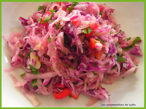 Les gourmandises de Lydie: Salade de chou rave et rouge | Légumes de saison | Scoop.it