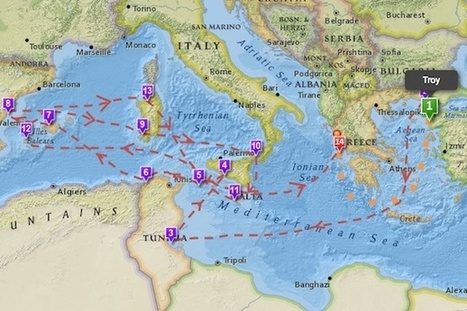 Sur les traces de l'Odyssée d'Ulysse avec une carte interactive | Education & Numérique | Scoop.it