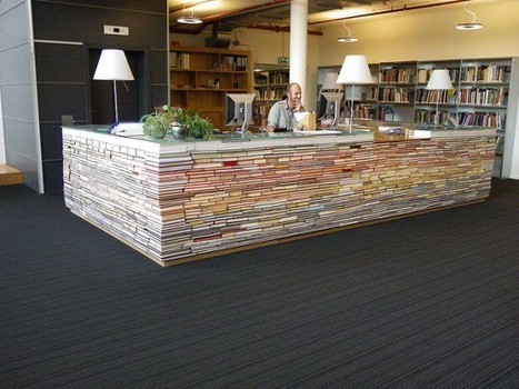 Library information desk | Recyclart | 1001 Recycling Ideas ! | Scoop.it
