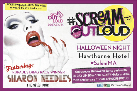 Cult Icon Sharon Needles Headlines Halloween in Salem | LGBTQ+ Destinations | Scoop.it