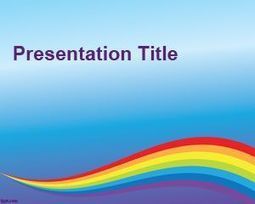 Free Colorful Background for PowerPoint with Rainbow Styles | PowerPoint presentations and PPT templates | Scoop.it