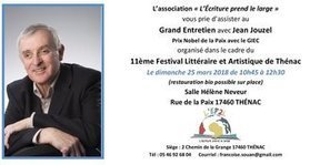 Festival de Thénac : le grand entretien avec Jean Jouzel | ECHOSCIENCES - Nouvelle-Aquitaine | Espace Mendes France | Scoop.it