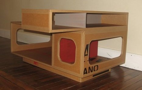 Cardboard Table | 1001 Recycling Ideas ! | Scoop.it