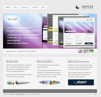 The 7 Best WordPress Theme Designs From 2008 To Today | SmashingMagazine | The Web Design Guide and Showcase | Scoop.it