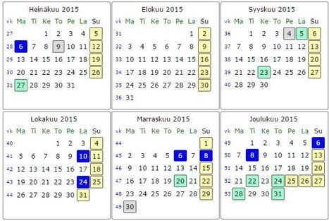 Kalenteri 2015 | 1Uutiset - Lukemisen tähden | Scoop.it