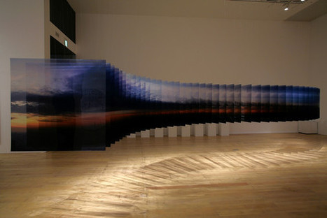 Nobuhiro Nakanishi: ‘Layer Drawing – Sunrise’ | Art Installations, Sculpture, Contemporary Art | Scoop.it