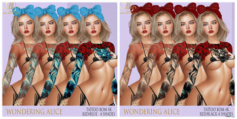 Alice Tattoo BOM Tattoo September 2025 Group Gift by Dae Boutique | Teleport Hub - Second Life Freebies | Second Life Freebies | Scoop.it