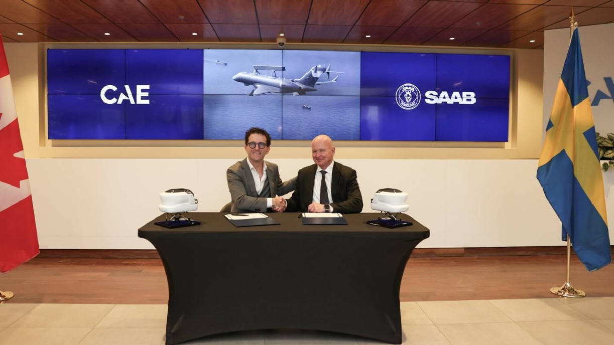 CAE named preferred supplier for Saab GlobalEye...