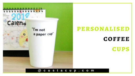 personalised paper cups