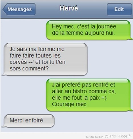 La journ&eacute;e de la femme ! | Trollface , meme et humour 2.0 | Scoop.it