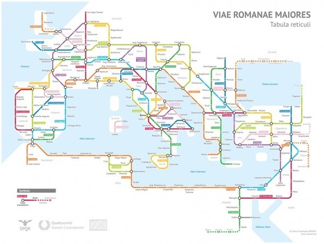 Ancient Rome’s System of Roads Visualized in the Style of Modern Subway Maps | IELTS, ESP, EAP and CALL | Scoop.it