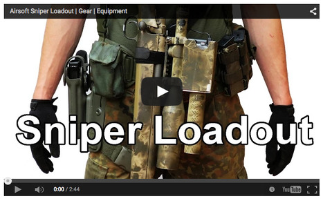 Airsoft Sniper Loadout - Gear Equipment Video - Novritsch on YouTube | Thumpy's 3D House of Airsoft™ @ Scoop.it | Scoop.it