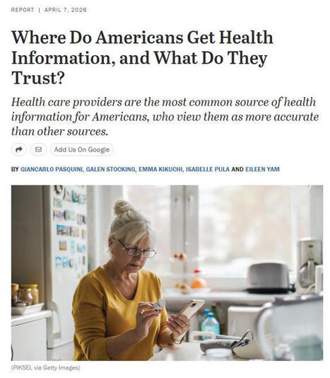 A recent Pew Research Center survey of over 5,000 U.S. adults reveals a troubling pattern in how Americans get health information. Uninsured Americans are far less likely to get health information&hellip;... | H&eacute;sitations Vaccinales: Observatoire HESIVAXs | Scoop.it