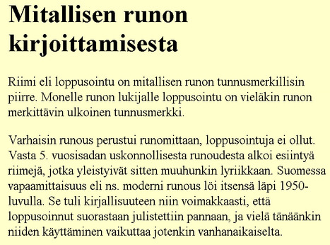 Runon kirjoittamisesta | 1Uutiset - Lukemisen tähden | Scoop.it