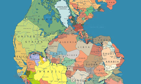 Incredible Map of Pangea With Modern-Day Borders | IELTS, ESP, EAP and CALL | Scoop.it
