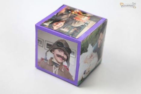 Simpático cubo con fotografías | Aprender Manualidades infantiles | Scoop.it