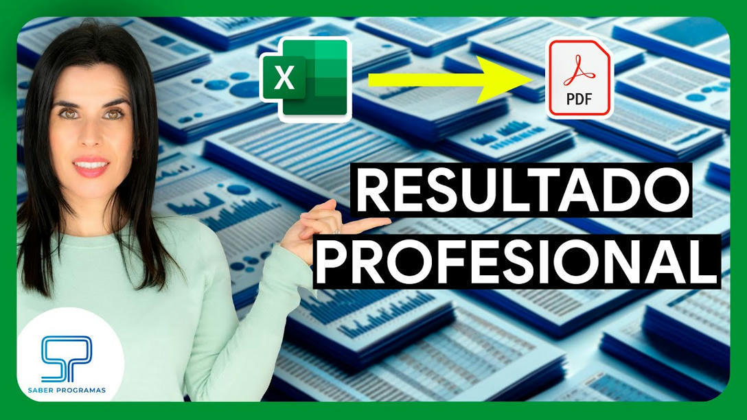 Pasar de excel a pdf correctamente configura 