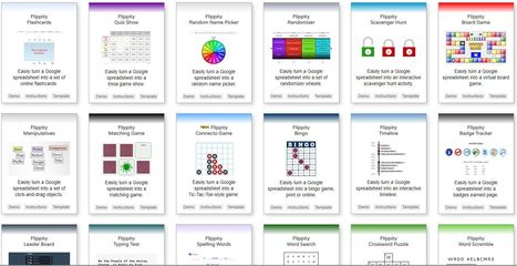 Flippity.net: Easily Turn Google Spreadsheets into Flashcards and Other Cool Stuff - Lots of year-end uses of Flippity!  | Educación hoy | Scoop.it