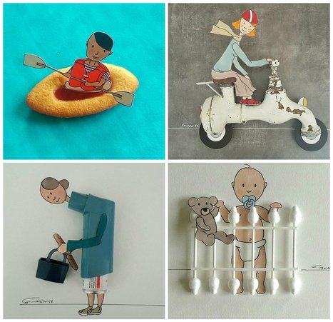 Draws From Reused Everyday Objects | 1001 Recycling Ideas ! | Scoop.it