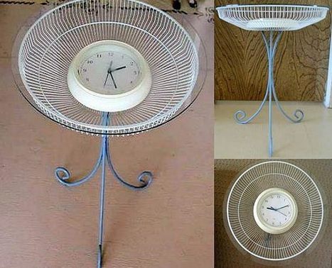 Clock table | 1001 Recycling Ideas ! | Scoop.it